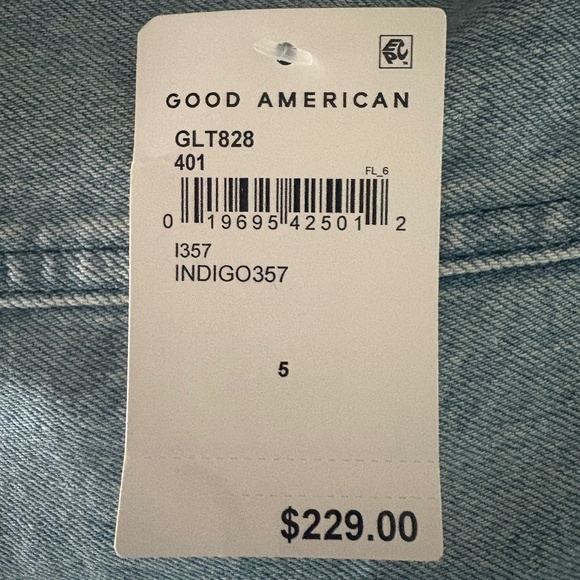 NWT Good American Denim Maxi Dress - 2XL - Picture 4 of 5